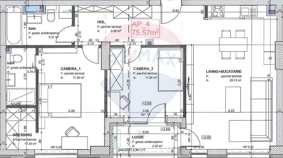 Apartament 3 cam, de vânzare – dezvoltator | Cluj-Napoca | comision 0%