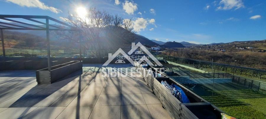 Casa Sibiu Cisnadioara, garaj, piscina, terase panoramice - 38