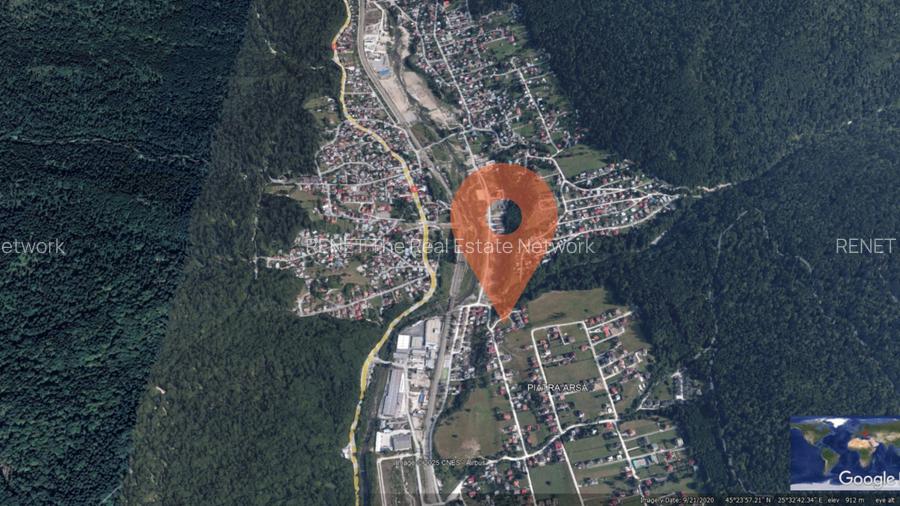 Teren 1407 mp Poiana Tapului. Vedere Bucegi .Tripla Deschidere - 6