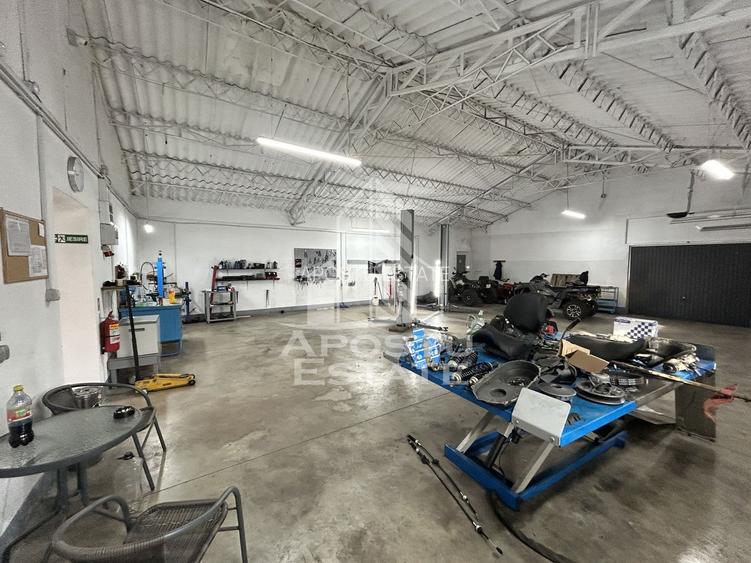 Service auto, de inchiriat, Cheveresul Mare, 20 km de Timisoara. - 3