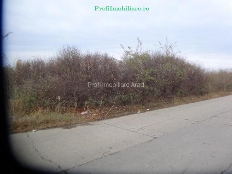 Teren construibil 3.500 mp cu acces din sosea spre Retim fost Polaris Arad - 8
