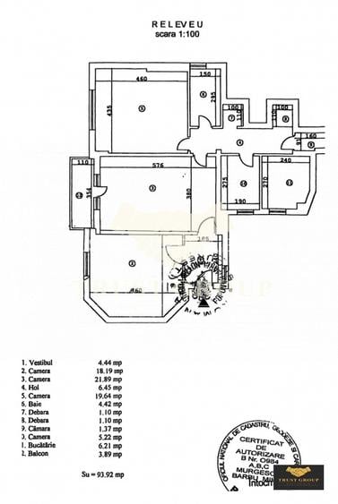 Apartament 3 camere Ultracentral | centrala | parcare in curte| boxa| fara RISC - 19