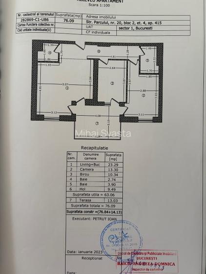 Apartament luminos, vedere curte interioară, parcare subterană inclusă - 5