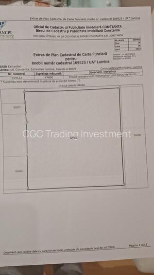 Teren agricol doua parcele una de 4.78 ha si una de 2.405 ha in Sibioara,Lumina - 2