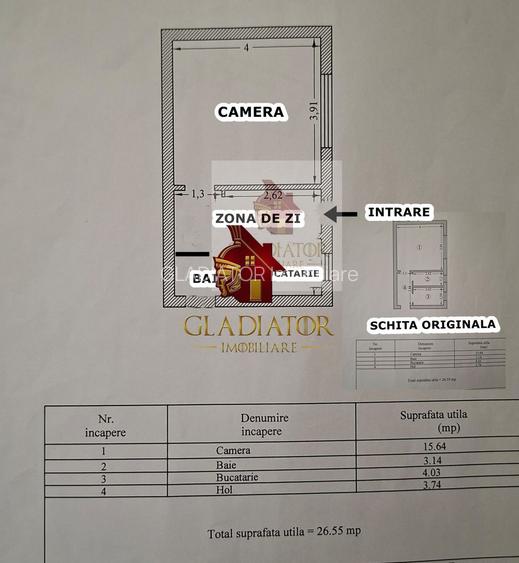 Apartament 1 camera cu intrare separata Tudor Vladimirescu Bucsinescu - 3