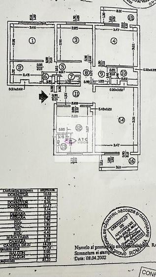Apartament 4 camere - Sos. Salaj - Centrala proprie - 2 balcoane - 9