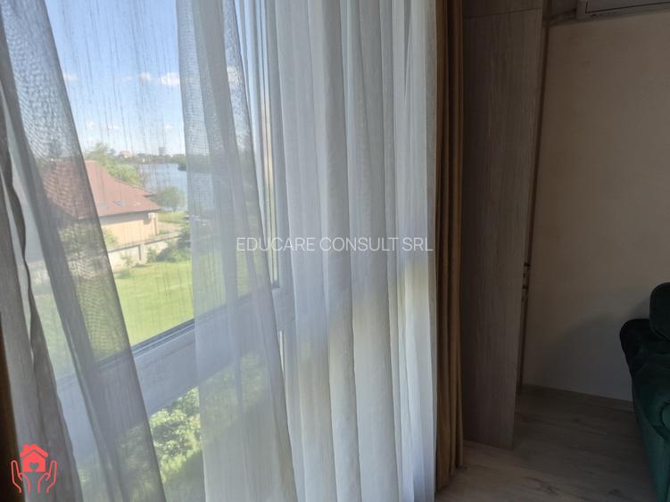 SISESTI-2 camere mobilate, 2 bai, terasa cu vedere lac, bloc boutique, parcare! - 11