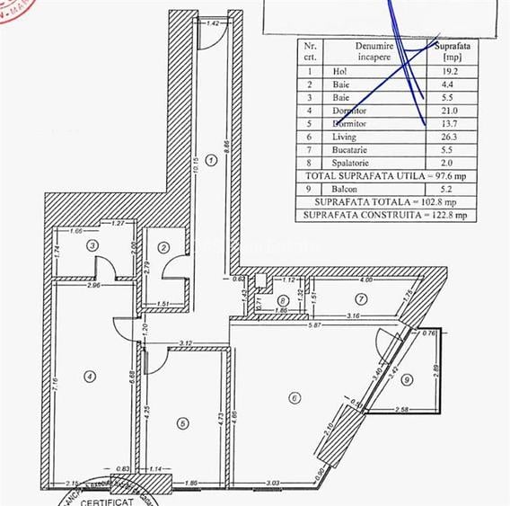 Apartament 3 camere | One Verdi Park | 103 mp | Parcare si boxa incluse - 14