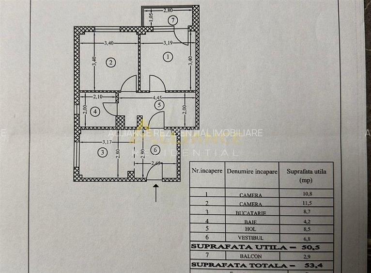 Gata de mutare! 2 camere decomandate, Mobilat si utilat bloc reabilitat, loc par - 17