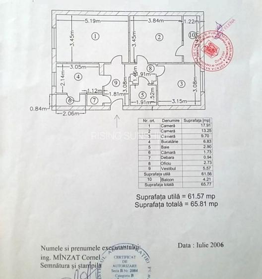 3 camere | etaj 1 | decomandat |  450 m Metrou Valea Ialomitei - 1