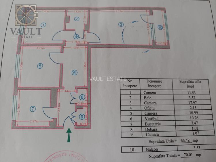 Apartament 3 camere decomandat - Doamna Ghica - 1