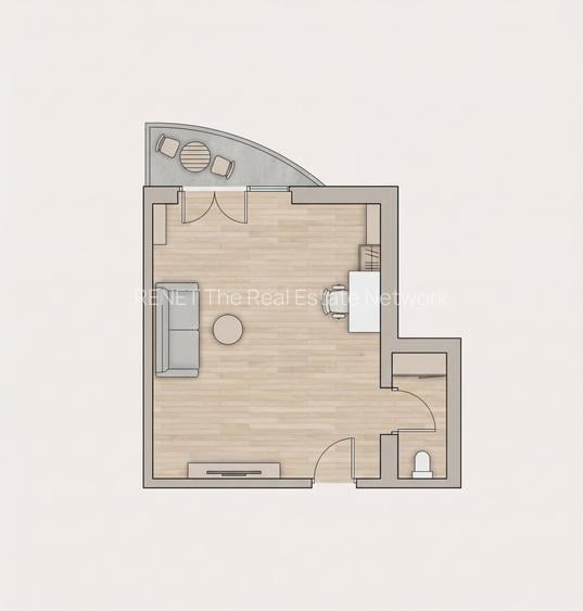 Spatiu birouri Mihalache -Turda in imobil mixt, 33 mp, centrala gaze proprie - 7