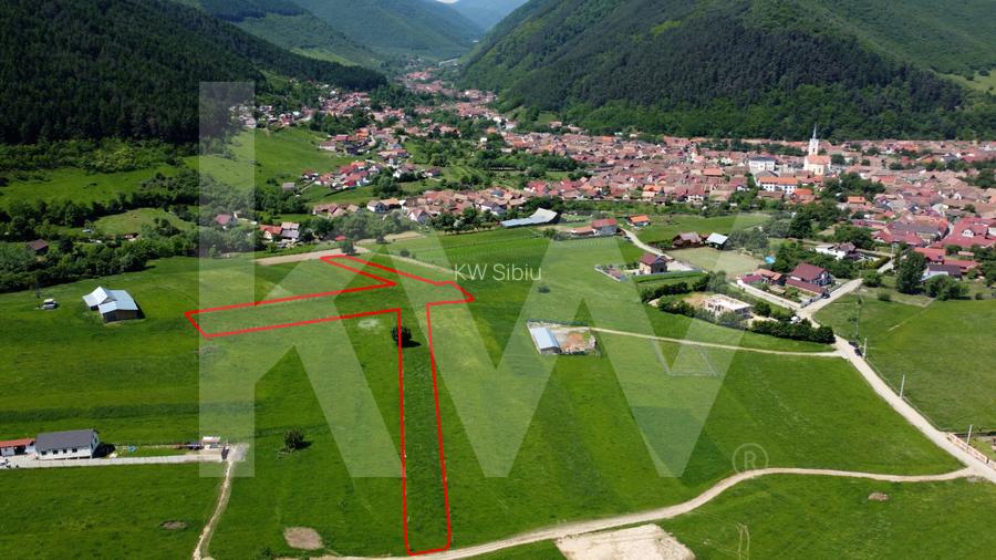 Teren cu peisaj spectaculos in Gura Raului – munte, aer curat, libertate - 2