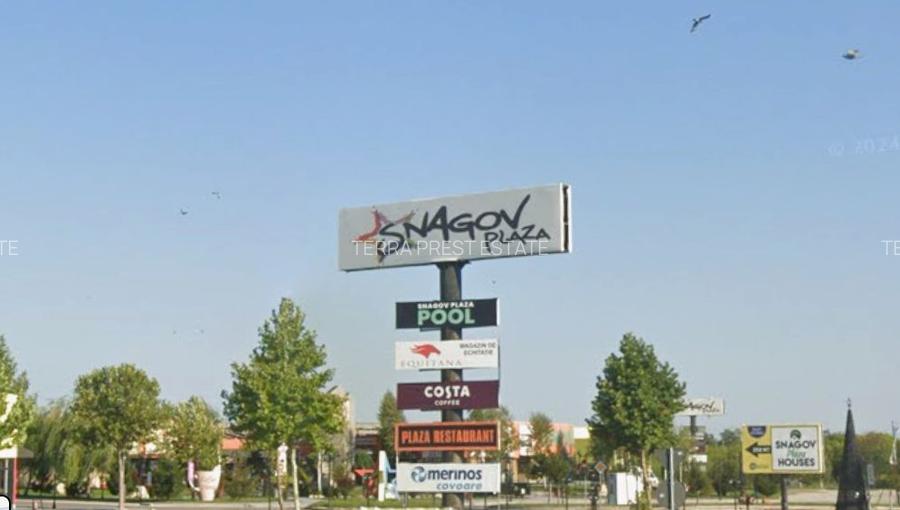 Snagov Plaza - 5000 mp intravilan, 28 ml  deschidere la DN1 - 2