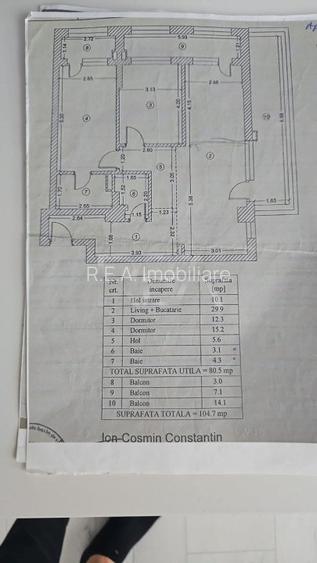 3 camere | Mobilat si utilat | Via Pipera - 1
