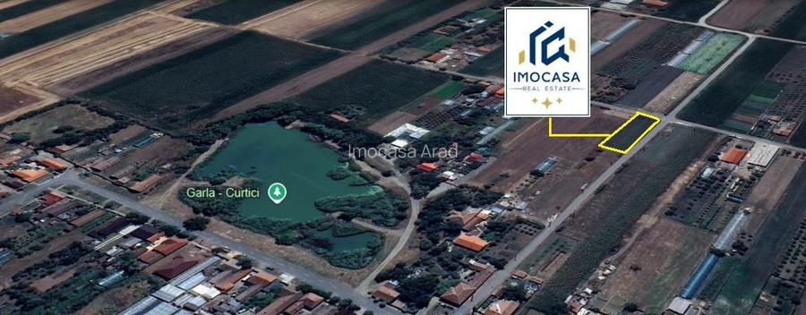 Teren intravilan generos 2 fronturi 900 mp Curtici Jud Arad - 2