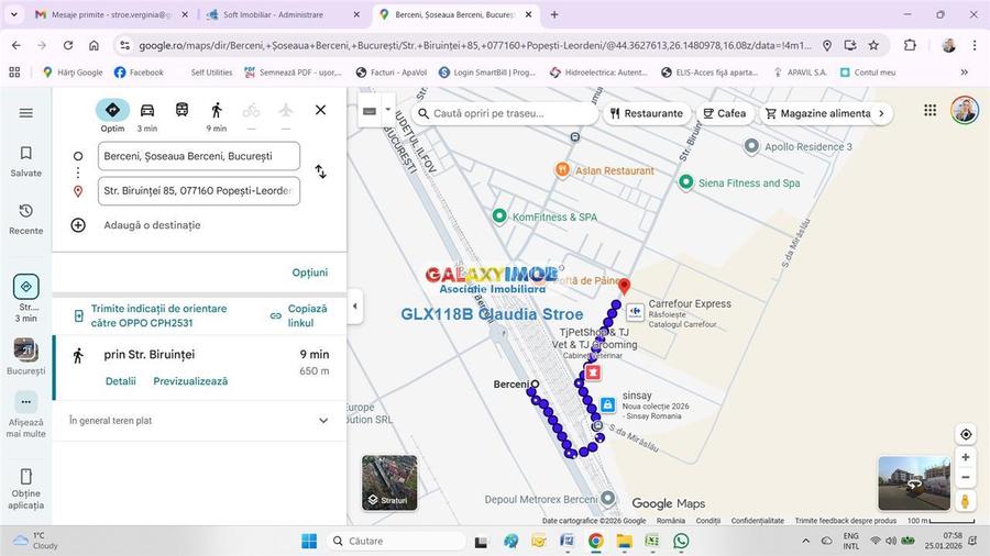 INCHIRIERE APARTAMENT 2 CAMERE DIMITRIE LEONIDA - METROU BERCENI - 7