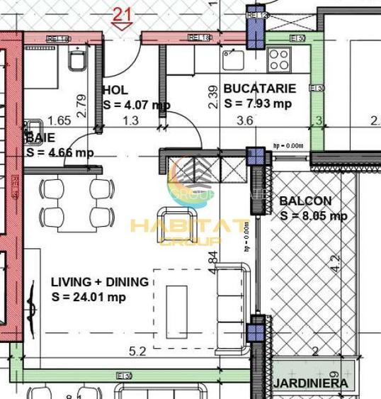 Garsoniera spatioasa noua Mihai Bravu balcon de 8 mp investitie - 13