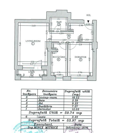 Direct proprietar Ap. 2 cam, Panduri/13 Sept 169 000 EUR Fără agentie - 12