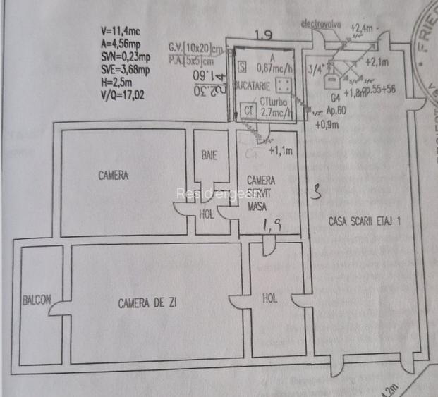 Apartament cu 2 camere de inchiriat in zona City Mall, pentru termen lung 500€ - 12