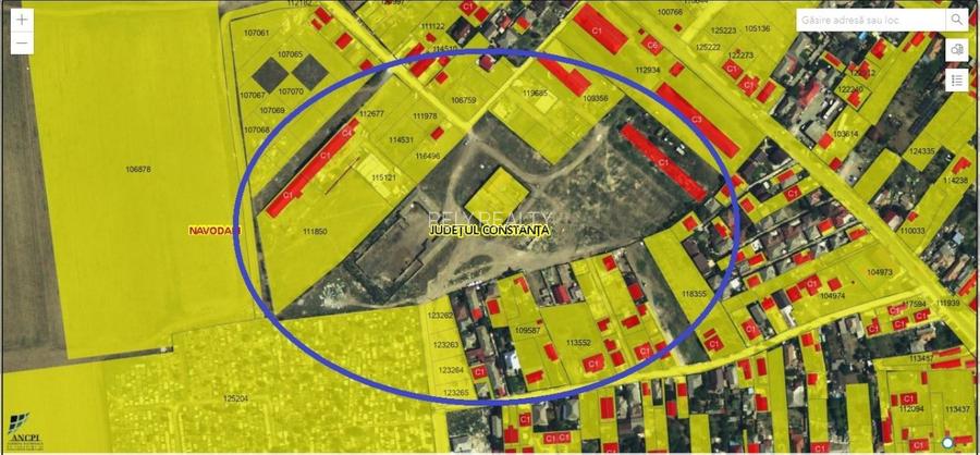 Teren intravilan Navodari / Al. Sibioarei, 10.549 mp / 75 EUR / mp, comision 0% - 3