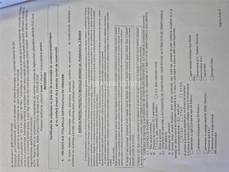 Teren Industrial, Centura Sacele, PUZ - 9