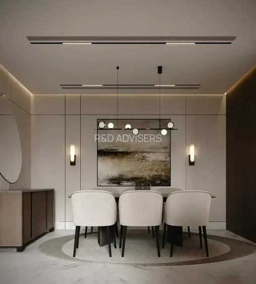 Apartament 3 Camere Pipera LUX Bloc Nou Complex Securizat Comision 0 - 9