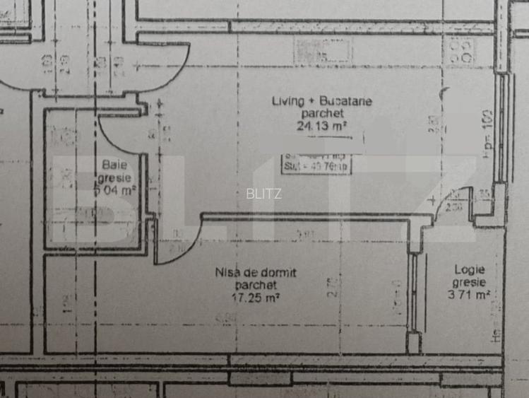 Apartament 2 camere, etaj intermediar, zona Vivo  - 3