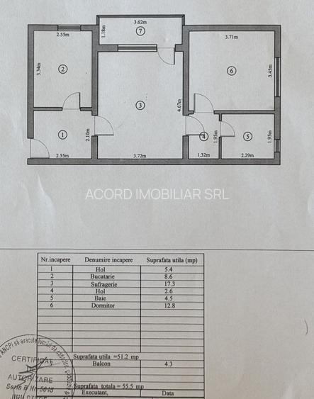 Apartament 2 camere renovat zona Tomis Mall - 13