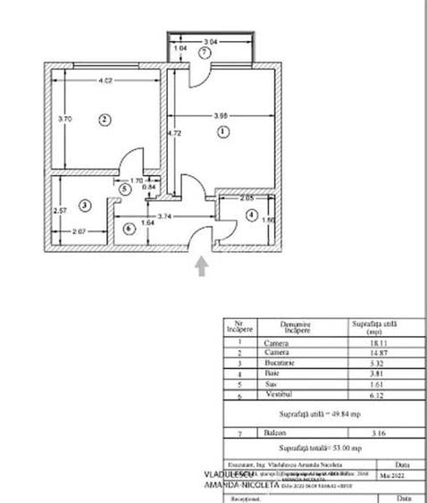 Apartament 2 camere Decomandat Sos. Giurgiului - Tudor Gociu - 10