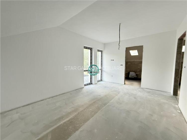 Casa noua cu 5 camere de vanzare semifinisata, teren 500 mp in Corunca - 7