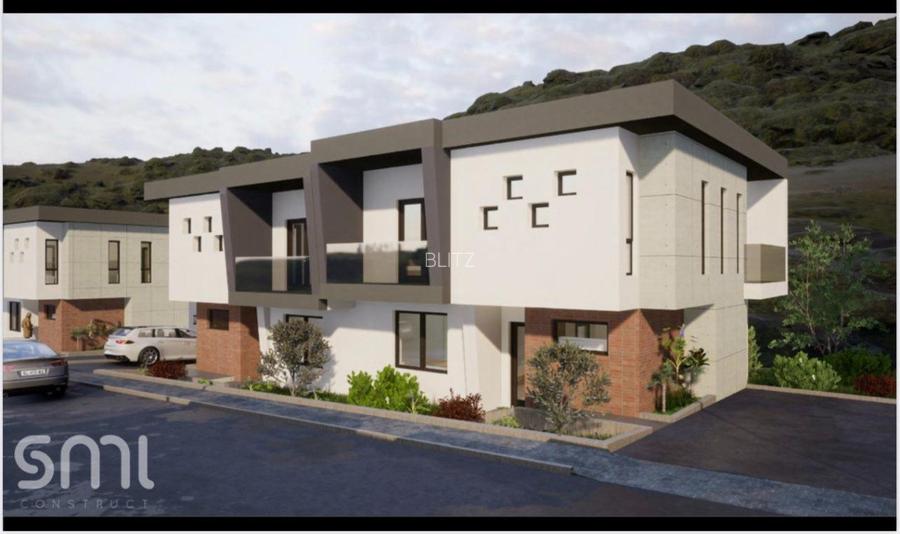 Case cuplate pozitionate intr-un cartier privat, 110 mp , 250 teren, zona Terra - 2