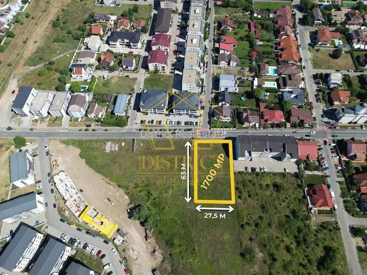 Teren cu PUZ aprobat pentru locuinte colective | 1.700mp | Braytim - 2