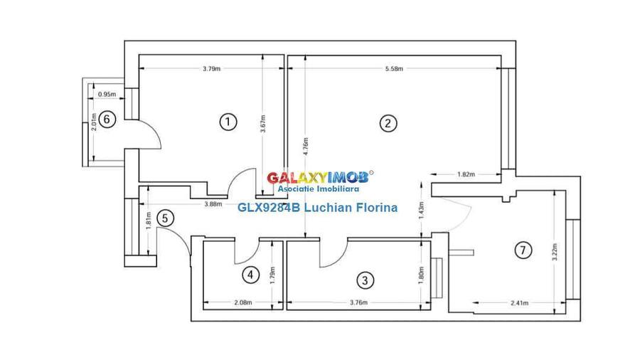 Apartament 2 camere + birou, curte proprie, parcare I Giulesti - 2