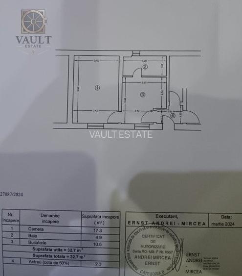 Garsoniera LA CHEIE - curte 50MP metrou/parc TINERETULUI - 11