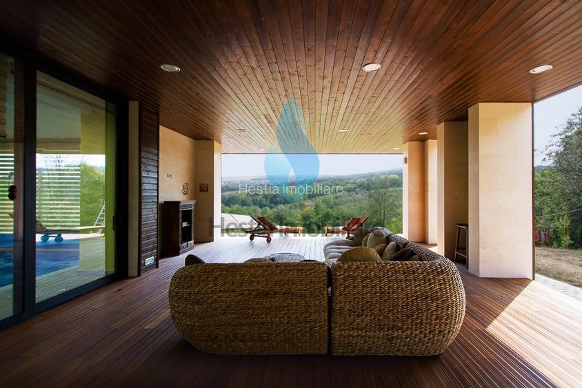 Vila eleganta tip ,,Smart Home", teren 7500 mp,Barnova -Iasi. - 8