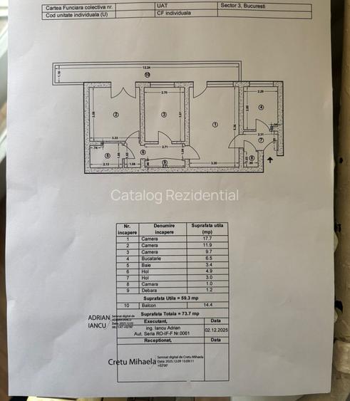 Apartament cu 3 camere de vanzare in zona Titan-Liviu Rebreanu | Comision 0% - 11
