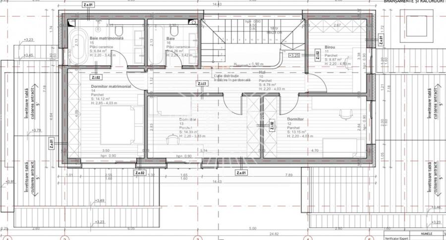 CASA INDIVIDUALA 6 CAMERE DE VANZARE - SALICEA - 1000 MP TEREN CU GARAJ - 9