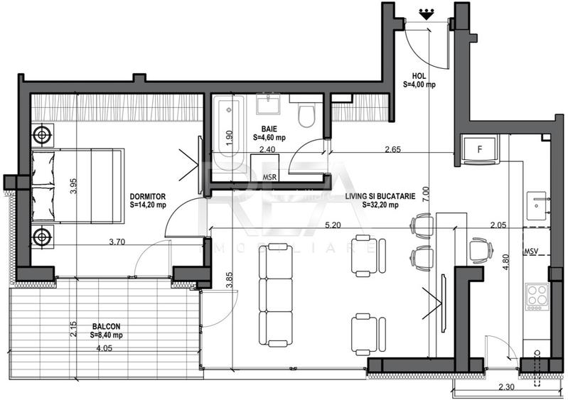 2 camere cu vedere superba Ultracentral - Mosilor - 9