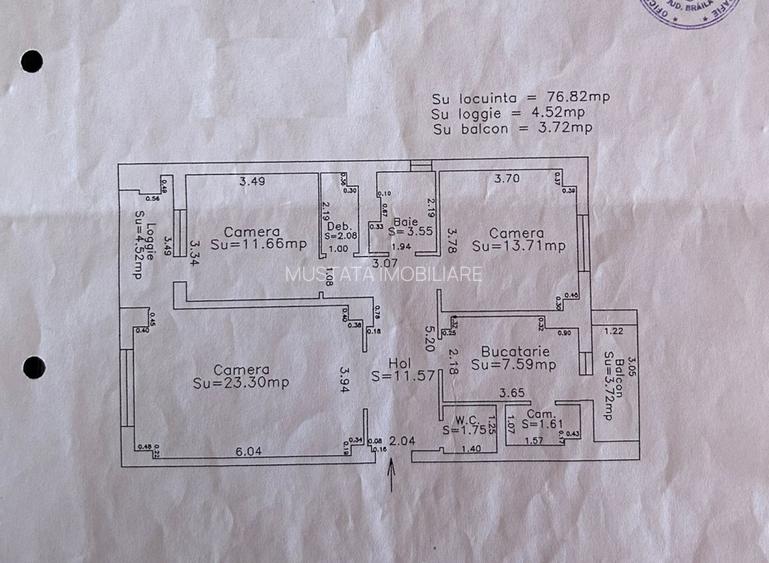 Apartament 3 camere Central, Mobilat Utilat, Renovat in totalitate. - 12