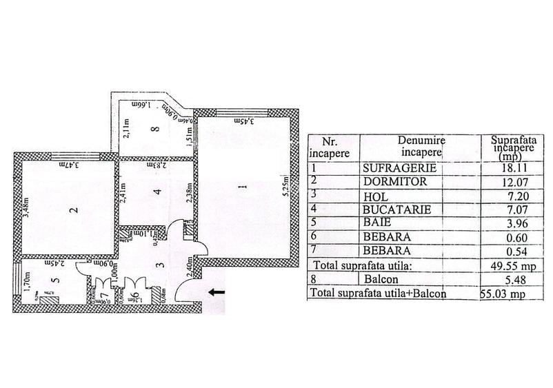 Apartament renovat complet, etaj 1, – Str. Traian, lângă Starea Civilă - 2