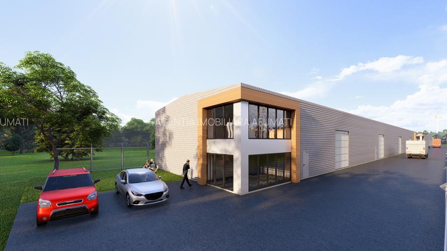 Hale de vânzare Afumați – zona Doraly | 560 mp/unitate | acces DN2, A0, Centură - 4