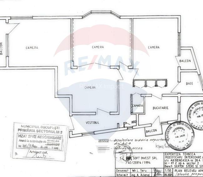 Inchiriere apartament 4 camere Armeneasca, 100mp- birouri Armeneasca - 3