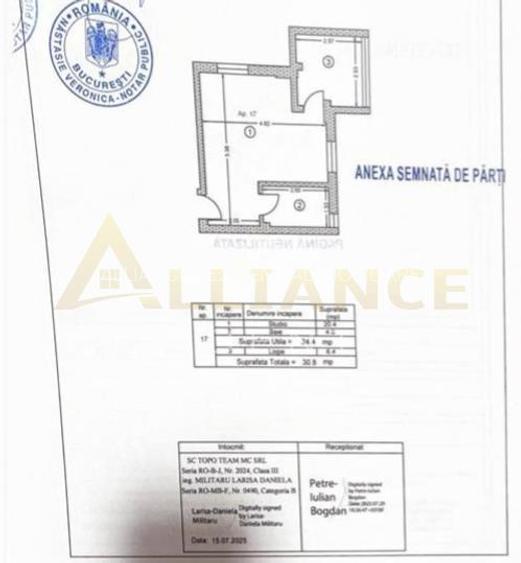 Garsoniera gata de mutare - 10 min metrou Dimitrie Leonida - 11
