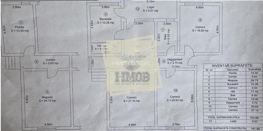 Apartament la casa 150 mpu cu 4 camere curte 150mp Piata Cibin - 2