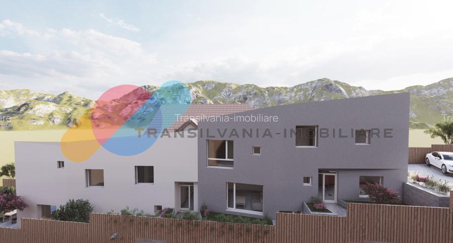 Casă cuplată modernă, 160 mp utili, semifinisată, curte amenajată - 15