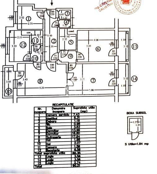 Apartament 4 camere 90mp | Cismigiu | Bloc 1959 | Loc de parcare - 32