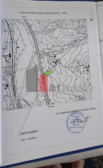 Teren de vanzare Breaza Cornu iesire la DN 1