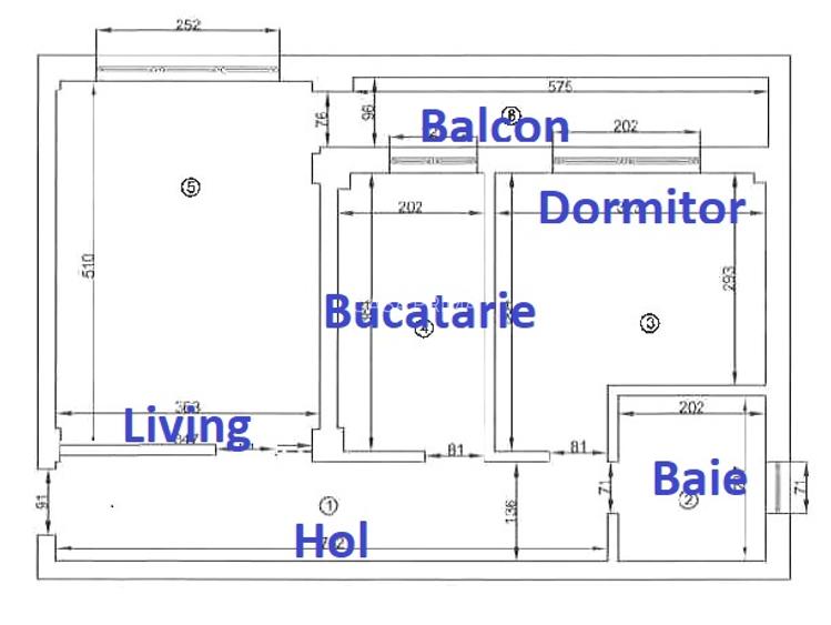 ROND tramvai CUG - Apartament 2 camere decomandat 59 mp + loc PARCARE - 5