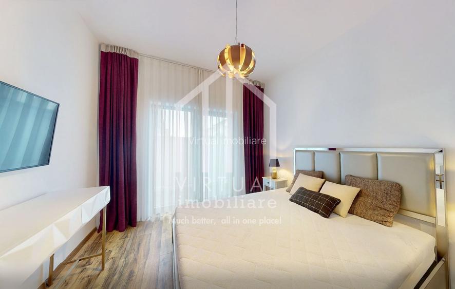 Apartament 3 camere - Mobilat si utilat - 83 mp utili + terasa de 19mp - 2